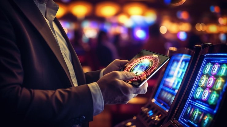 Tampilan antarmuka Slot Games online edmtogel di layar smartphone pengguna Indonesia